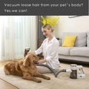 Vacuyahu 3 合 1 多用途無繩寵物美容吸塵器，帶狗/貓美容刷（梳理和清潔寵物毛髮）