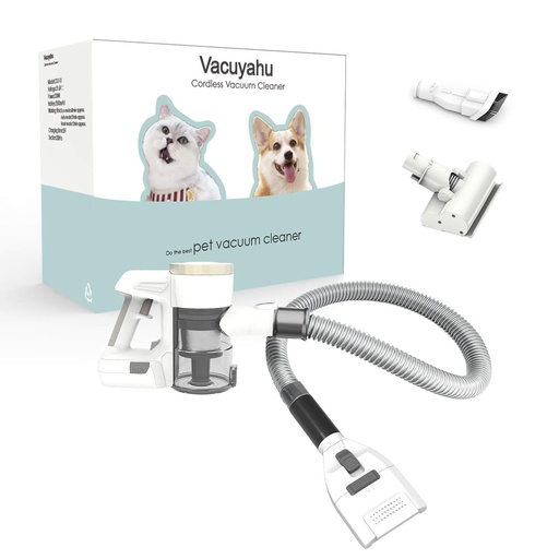 [CX11-0] Vacuyahu 3合1多用途無繩寵物美容吸塵器（手提式）